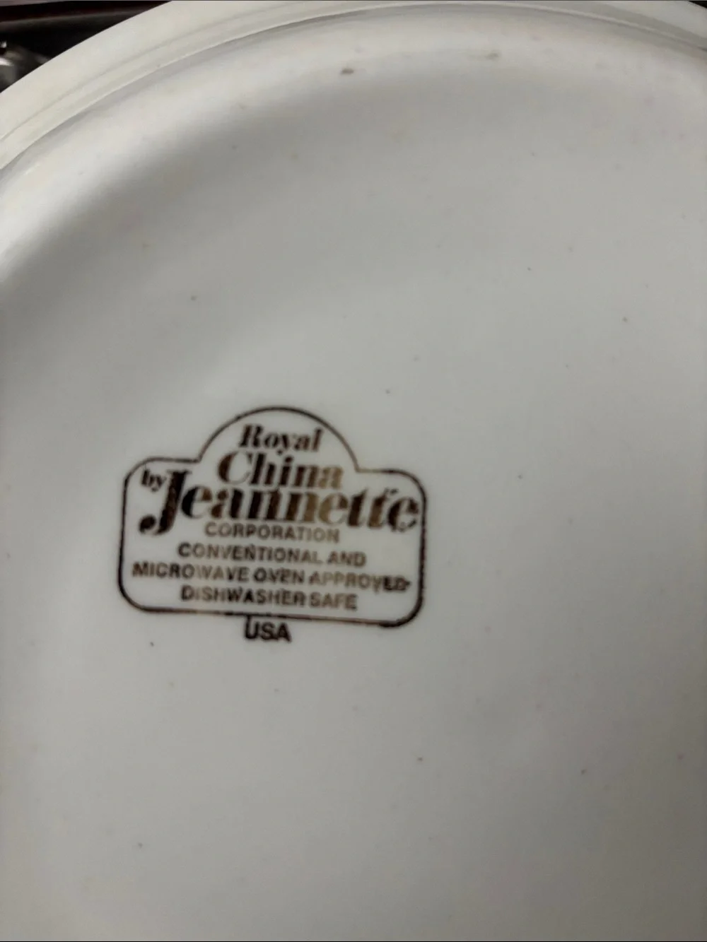 Vintage Royal China Country Harvest Ceramic Apple Pie Recipe Baking Plate 11”
